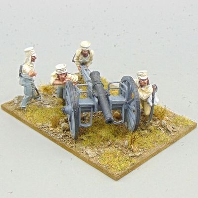 Grade C - Unidentified Manufacturer - Indian Mutiny - British Field Gun & Crew