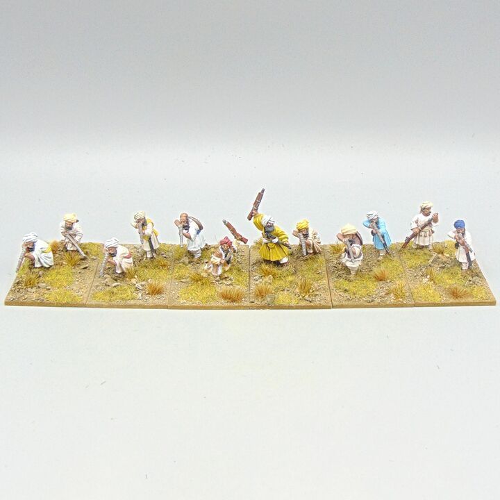 Grade D - Mixed Manufacturer's - Colonial India - Warriors with Muskets/Rifles