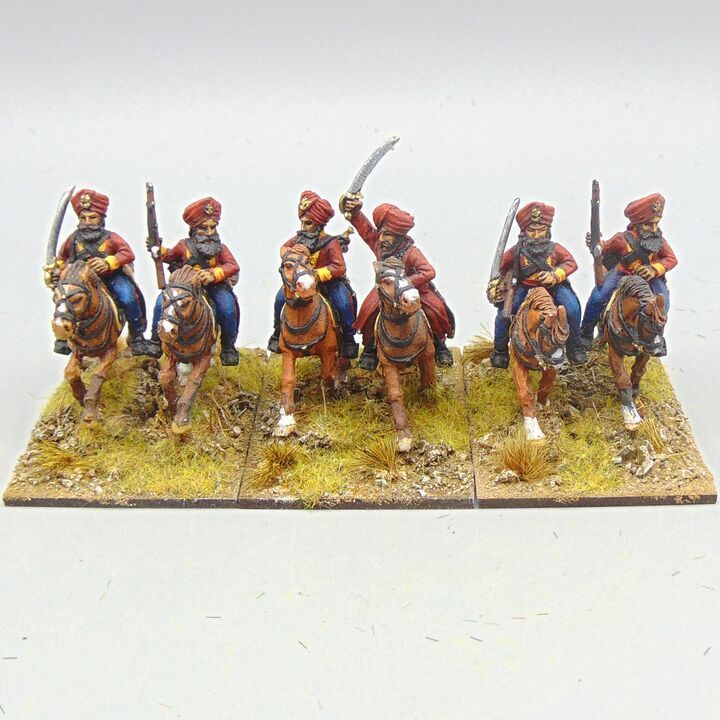 Grade C - Wargames Foundry - Sikh War - Sikh Dragoon Unit