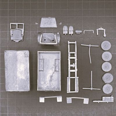 SHQ Miniatures, WW2: British Bedford QLD 4x4 GS Lorry
