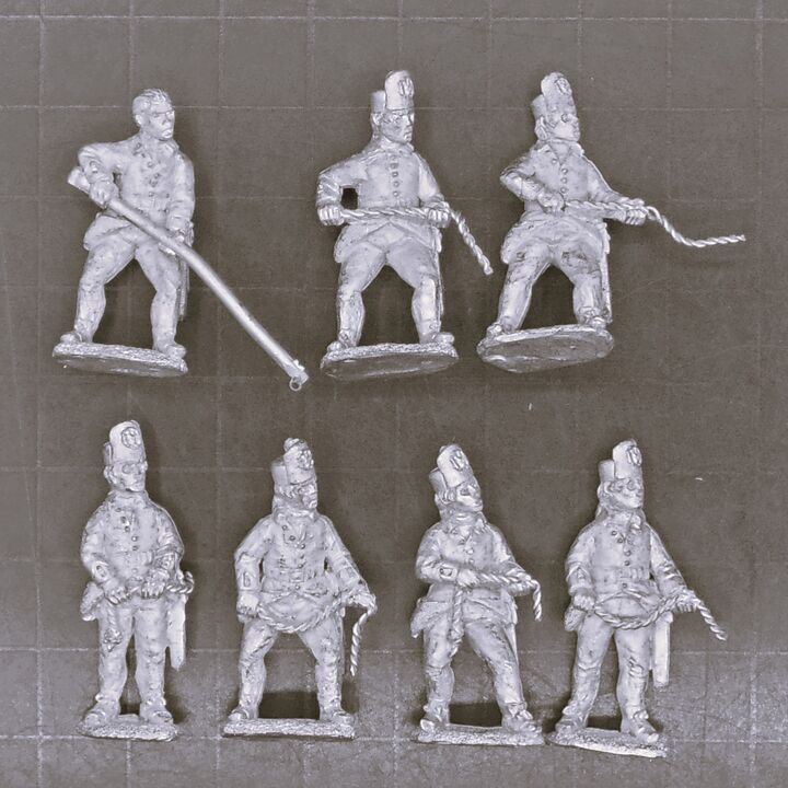Eureka Miniatures, Napoleonic Revolutionary Wars: Hungarian Artillery Handlanger Re-Aligning Gun