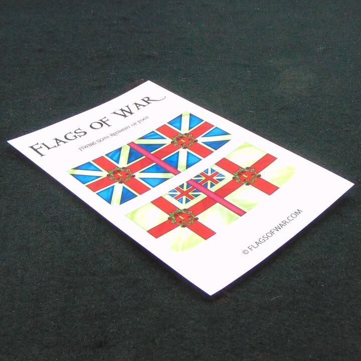 28mm, Flags of War, FIW: British 50th Regiment of Foot