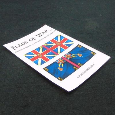 28mm, Flags of War, FIW: British 60th Regiment of Foot (Royal Americans) 1st Battn