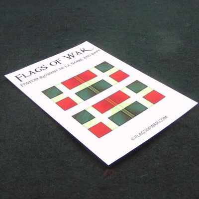 28mm, Flags of War, FIW: French Regiment De La Sarre  2nd Batt