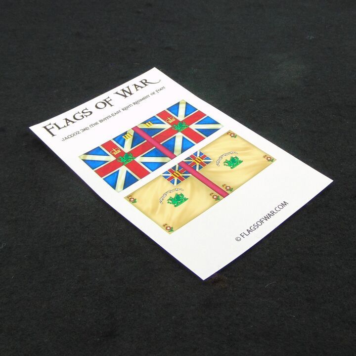 28mm, Flags of War, Jacobite Rebellions: 3rd (The Buffs-East Kent) Regiment of Foot