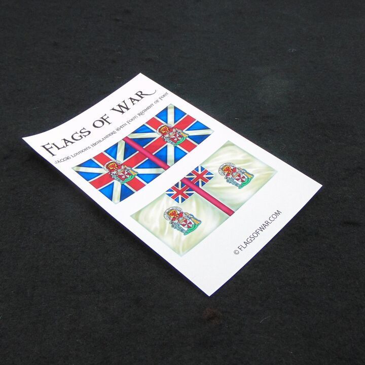 28mm, Flags of War, Jacobite Rebellions:  Loudon's Highlanders (64th Foot) Regiment of Foot