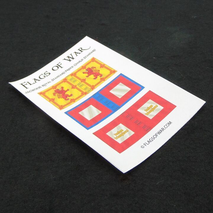 28mm, Flags of War, Jacobite Rebellions: Royal Standards of Charles Stuart