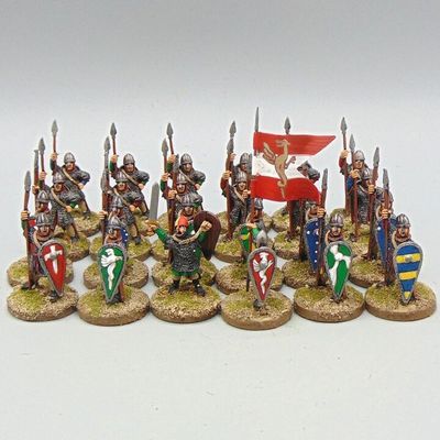 Grade C - Wargames Foundry - Dark Ages - Armoured Norman Infantry