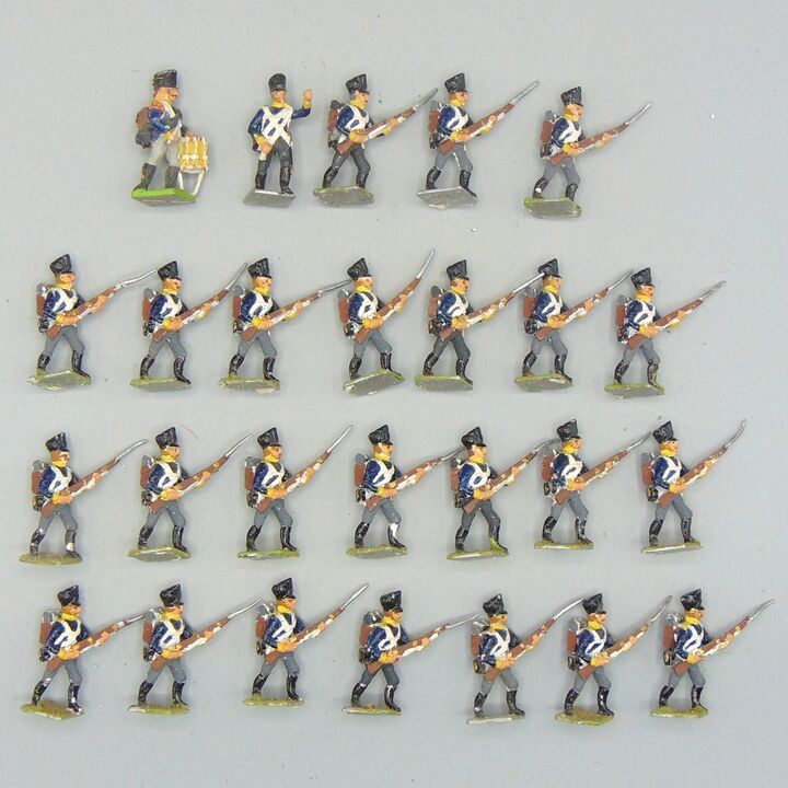 Grade E - Hinchliffe Figures - Napoleonic -  Prussian Line Infantry