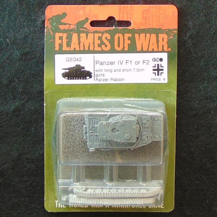 Battlefront Miniatures, WW2 - German Panzer IV F1 or F2 Tank