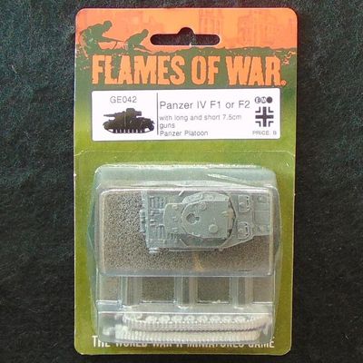 Battlefront Miniatures, WW2 - German Panzer IV F1 or F2 Tank