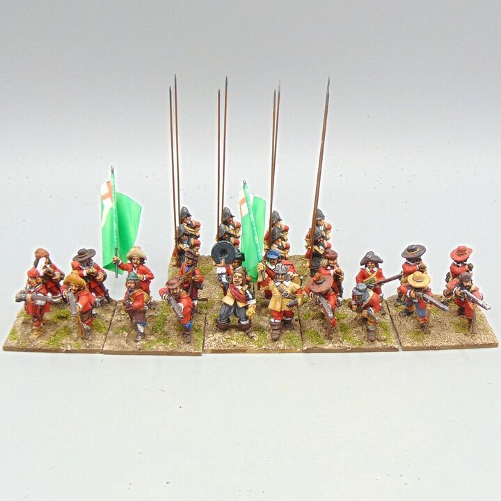 Grade C - Wargames Foundry - ECW - Pike & Shotte Unit