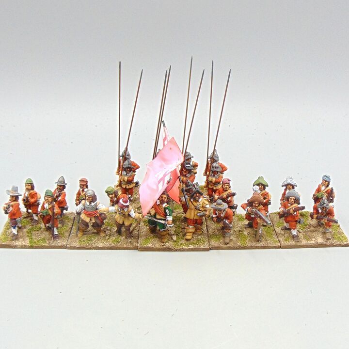 Grade C - Wargames Foundry - ECW - Parliamentarian Pike & Shotte Unit