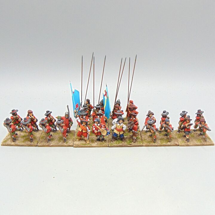 Grade C - Wargames Foundry - ECW - Parliamentarian Pike & Shotte Unit