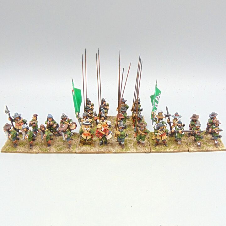 Grade C - Wargames Foundry - ECW - Parliamentarian Pike & Shotte Unit