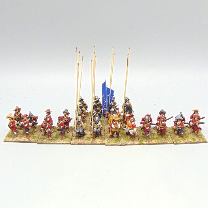 Grade C - Wargames Foundry - ECW - Parliamentarian Pike & Shotte Unit