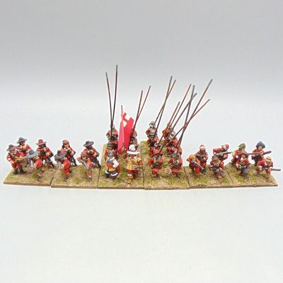Grade C - Wargames Foundry/Old Glory Miniatures - ECW - Parliamentarian Pike & Shotte Unit