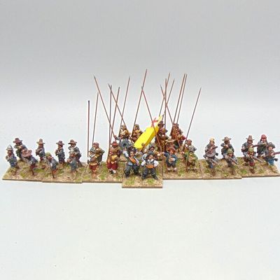 Grade C - Wargames Foundry/Perry Miniatures - ECW - Parliamentarian Pike & Shotte Unit