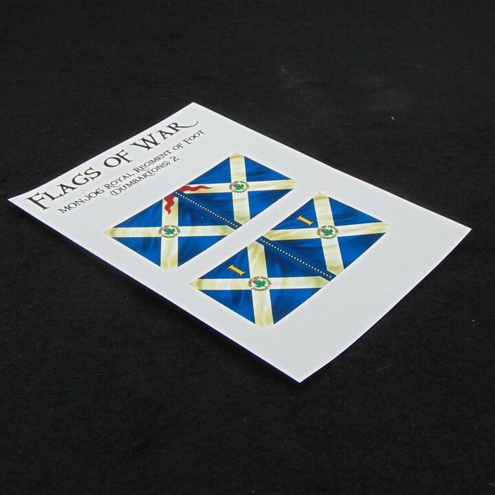 28mm, Flags of War, Monmouth Rebellion: Royal Regiment of Foot (Dumbartons)
