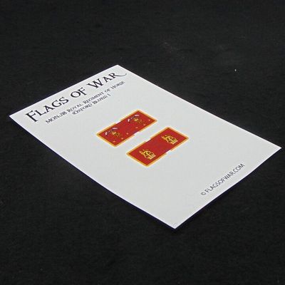 28mm, Flags of War, Monmouth Rebellion: Royal Regiment of Horse (Oxford Blues) 1