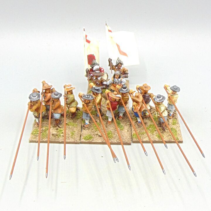 Grade D - Old Glory Miniatures/Wargames Foundry - ECW - Parliamentarian Pike Unit