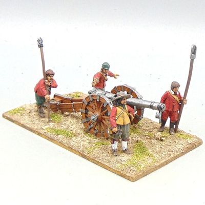 Grade C - Perry Miniatures - ECW -  Demi-Culverin Field Gun & Crew