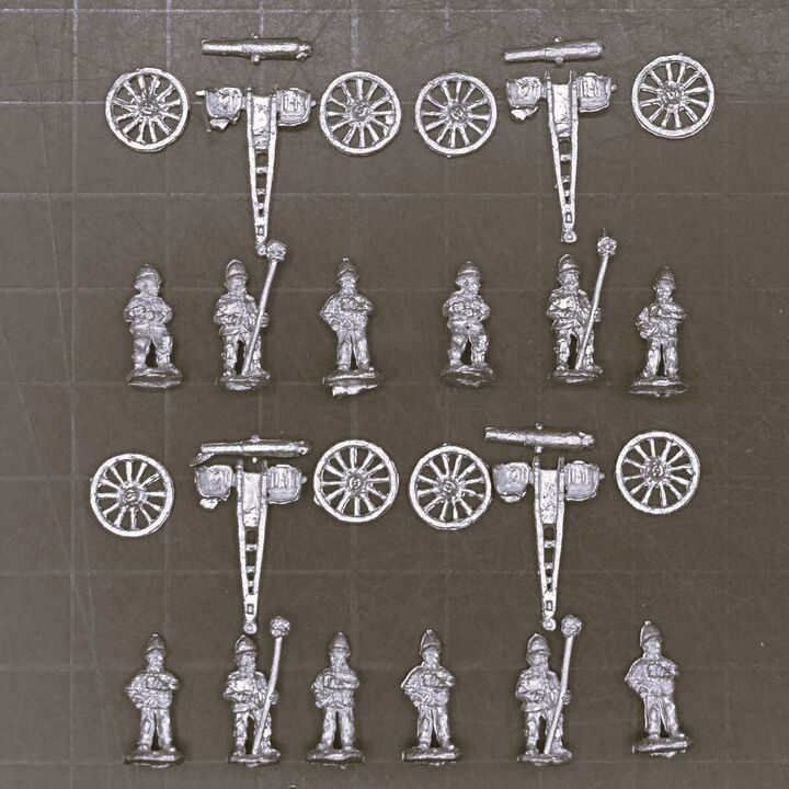 Pendraken Miniatures, Anglo Zulu War: British 9lb Field Gun Teams