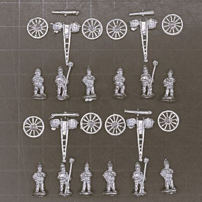 Pendraken Miniatures, Anglo Zulu War: British 9lb Field Gun Teams