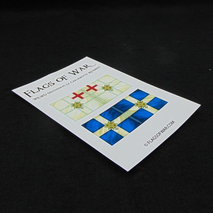 28mm, Flags of War, Williamite Wars: (Huguenot) Le Caillemotte Regiment