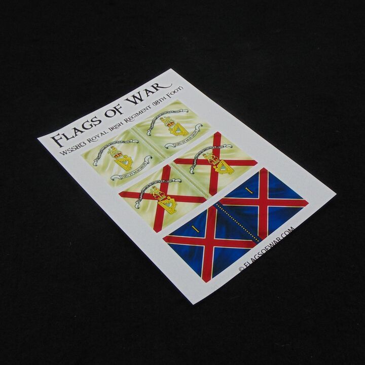 28mm, Flags of War, WSS: British Royal Irish Regiment (18th Foot)