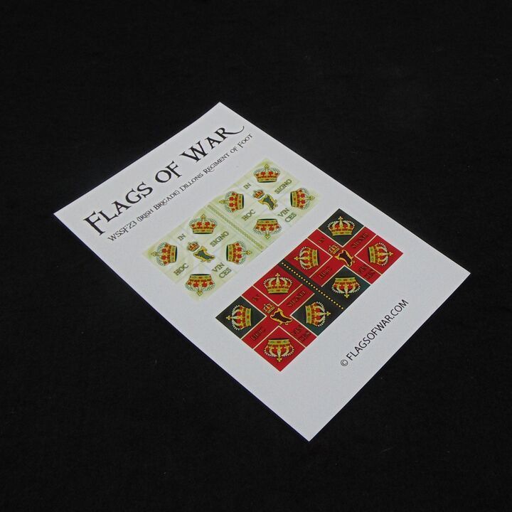 28mm, Flags of War, WSS: French (Irish Brigade) Dillons Regiment of Foot