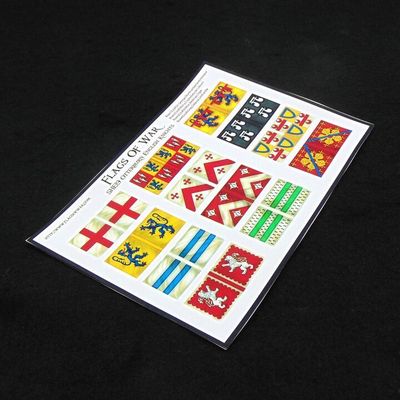 15mm, Flags of War, Medieval: English Flags at Otterburn
