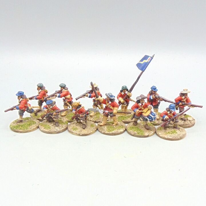 Grade D - Warlord Games - ECW -  Dismounted Dragoons Unit