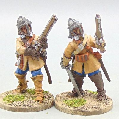 Grade C - Bloody Miniatures - ECW -  'Dismounted Troopers'
