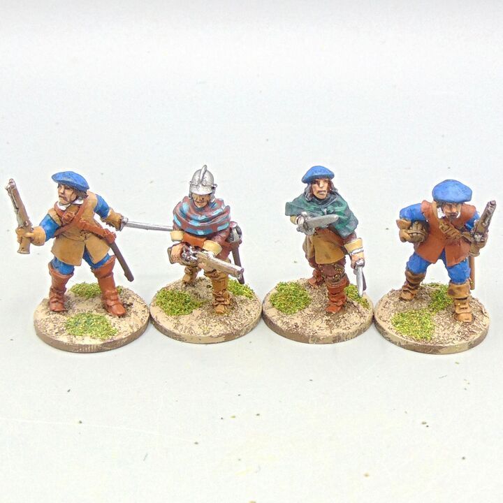 Grade C - Bloody Miniatures - ECW -  Scots 'Borders Light Horsemen'