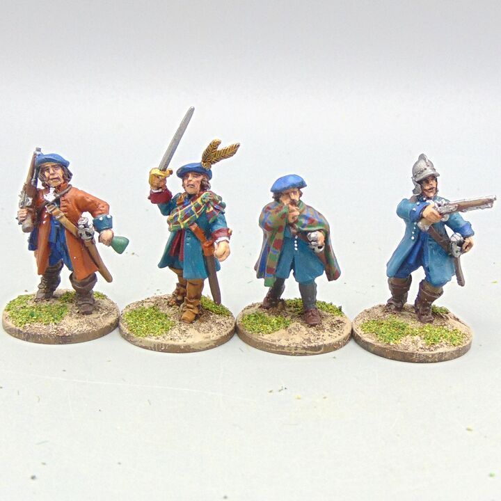 Grade C - Bloody Miniatures - ECW -  Scots 'Cocks of the North'