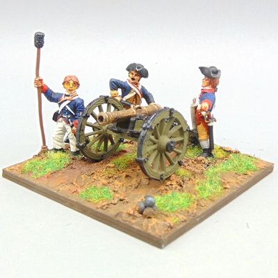 Grade D, Dixon Miniatures: AWI, Field Gun & Crew