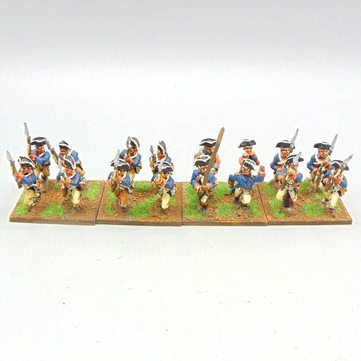 Grade D, Old Glory Miniatures: AWI, US Continental Infantry Unit