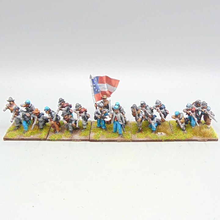 Grade D - Wargames Foundry - ACW: Confederate Infantry Unit