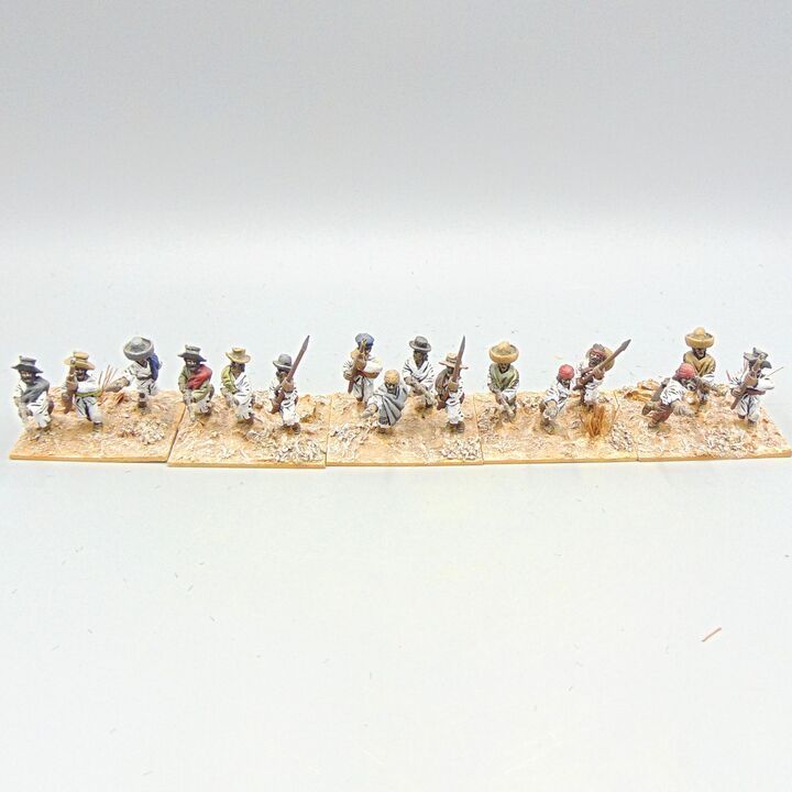 Grade D - 1st Corps Miniatures - Mexican/American War - Armed Mexican Peasants