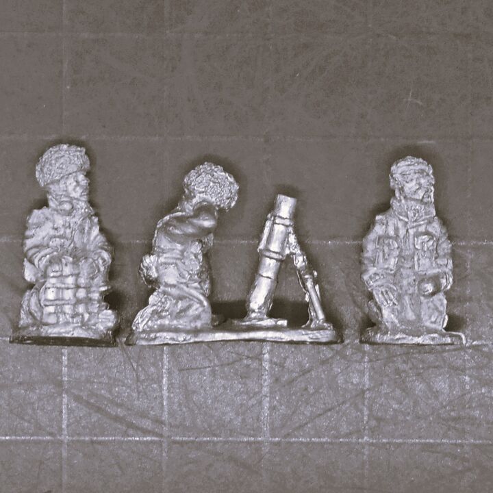 Britannia Miniatures, WW2: British Airborne 3" Mortar Team