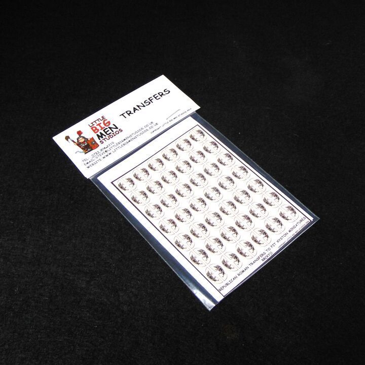 15mm, Littlebigman Studios, Ancient: Republican Roman  Shield Transfers To Fit Xyston Miniatures