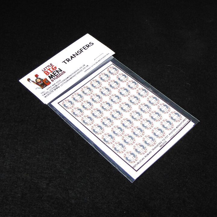 15mm, Littlebigman Studios, Ancient: Republican Roman  Shield Transfers To Fit Xyston Miniatures