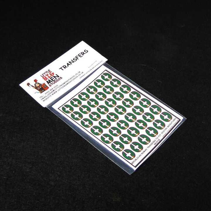 15mm, Littlebigman Studios, Ancient: Republican Roman  Shield Transfers To Fit Xyston Miniatures