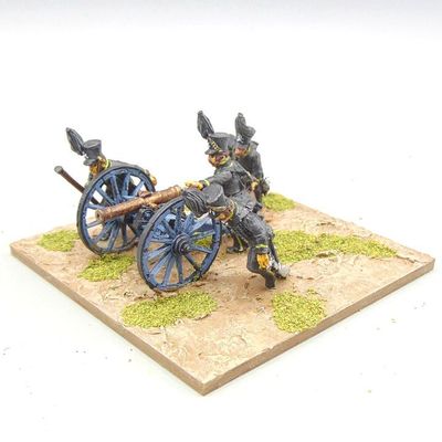 Grade C - Perry Miniatures - Napoleonic - Brunswick Horse Artillery Field Gun & Crew