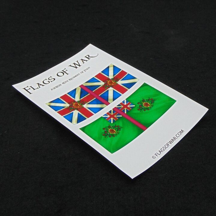 28mm, Flags of War, AWI: British 45th Regiment of Foot