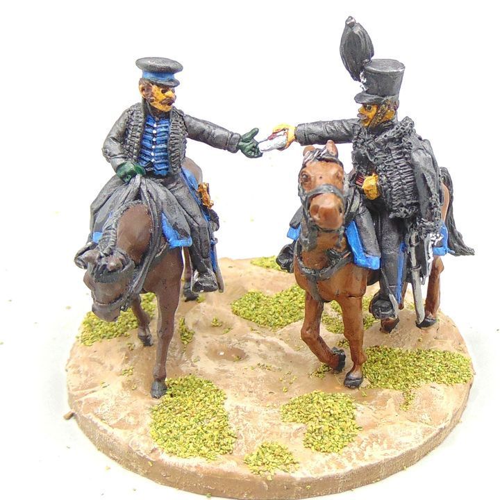 Grade C - Perry Miniatures - Napoleonic - Mounted Brunswick Command Group