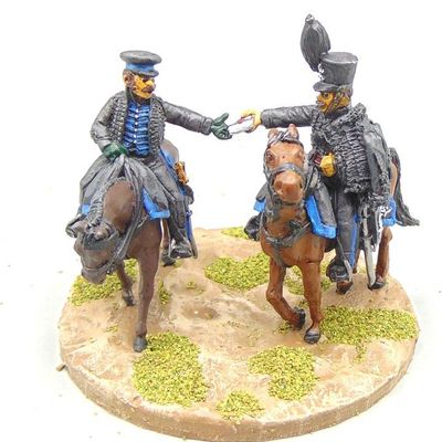 Grade C - Perry Miniatures - Napoleonic - Mounted Brunswick Command Group