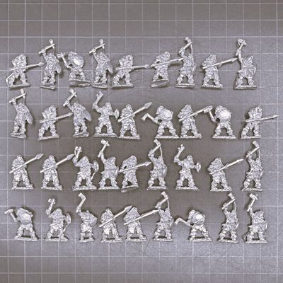 Copplestone Castings, Fantasy - Barbarian Ice Tribe Warriors