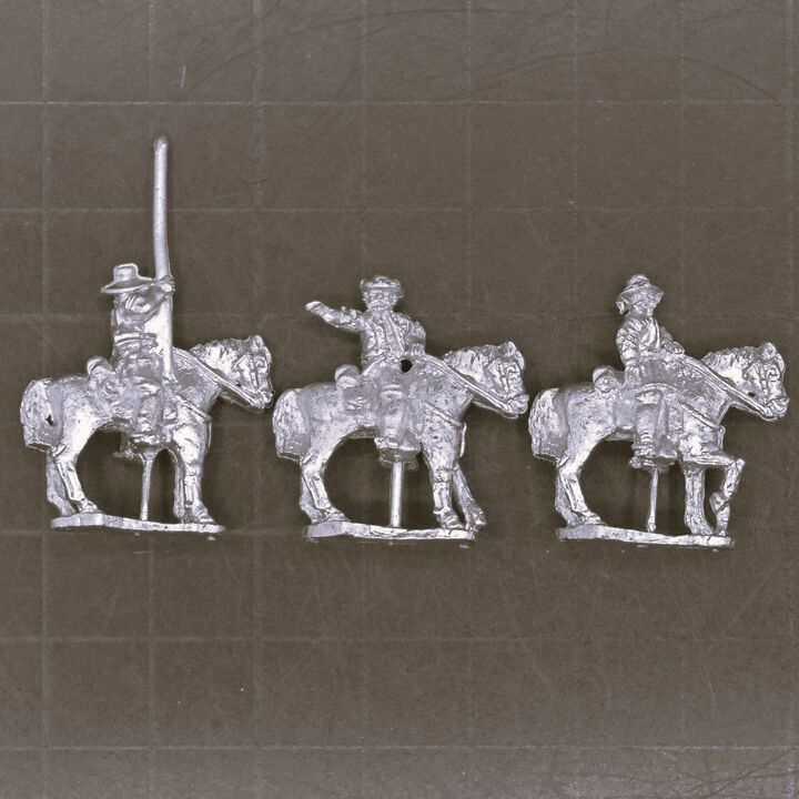 Peter Pig, ACW - Mounted Confederate  General JEB Stuart Command Group